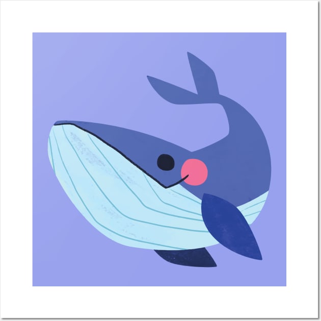 Mister Whale Wall Art by Mel Draws